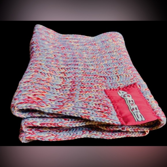 Womens Knit Red San Francisco 49ers NFL Infinity Neck Scarf Forever Collectibles - Picture 6 of 15
